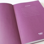 notebook with flexible covers - marketing multisenzorial