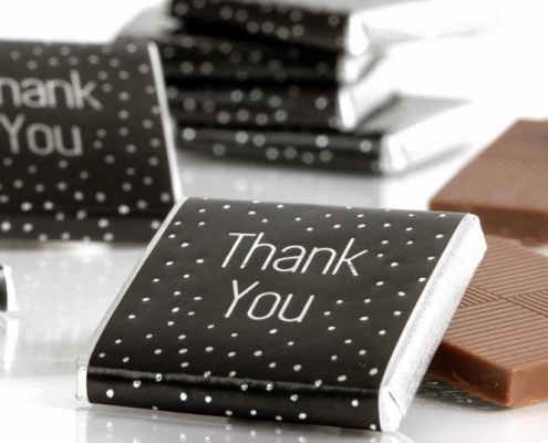 thank you chocolate tablet