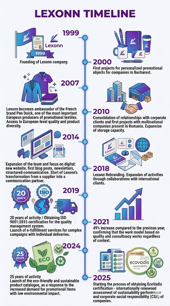 about us - Lexonn timeline